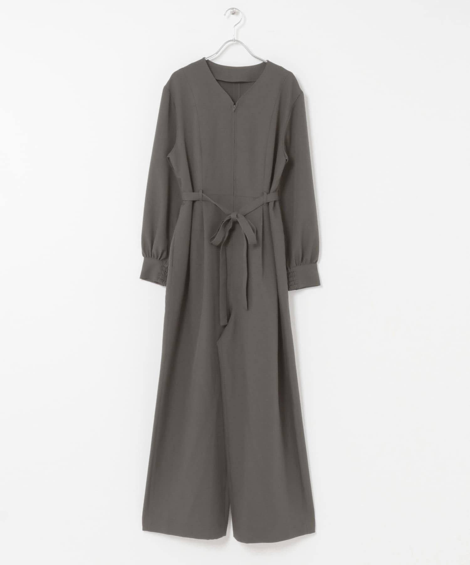 URBAN RESEARCH ROSSO「『UR TECH SMOOTHLUXE』F by ROSSO　ハーフZIPジャンプスーツ」|スカート|