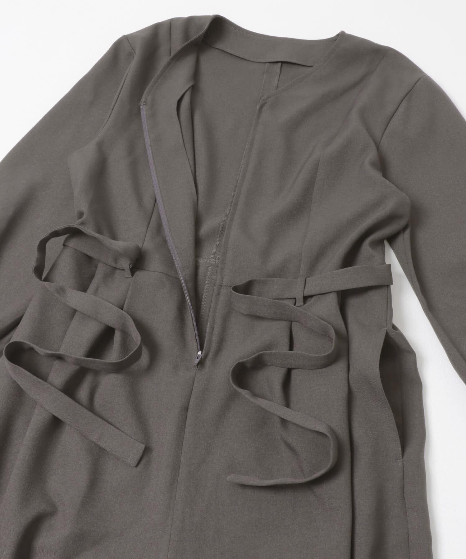 URBAN RESEARCH ROSSO「『UR TECH SMOOTHLUXE』F by ROSSO　ハーフZIPジャンプスーツ」|スカート|