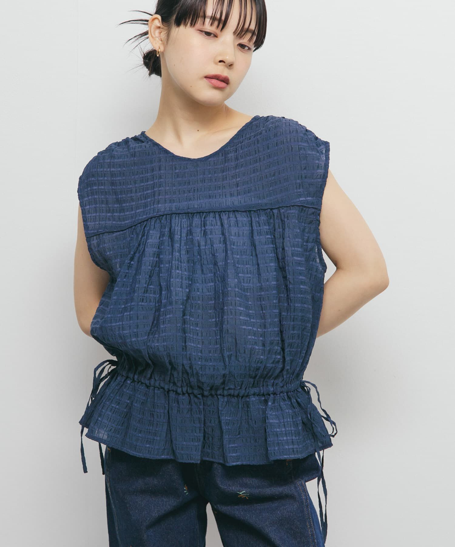  「2WAYノースリーブブラウス」|シャツ・ブラウス|