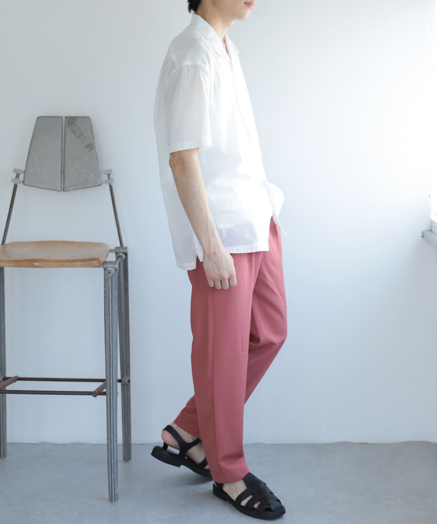 SENSE OF PLACE by URBAN RESEARCH「シアーシャンブレーオープンカラーシャツ」|シャツ・ブラウス|