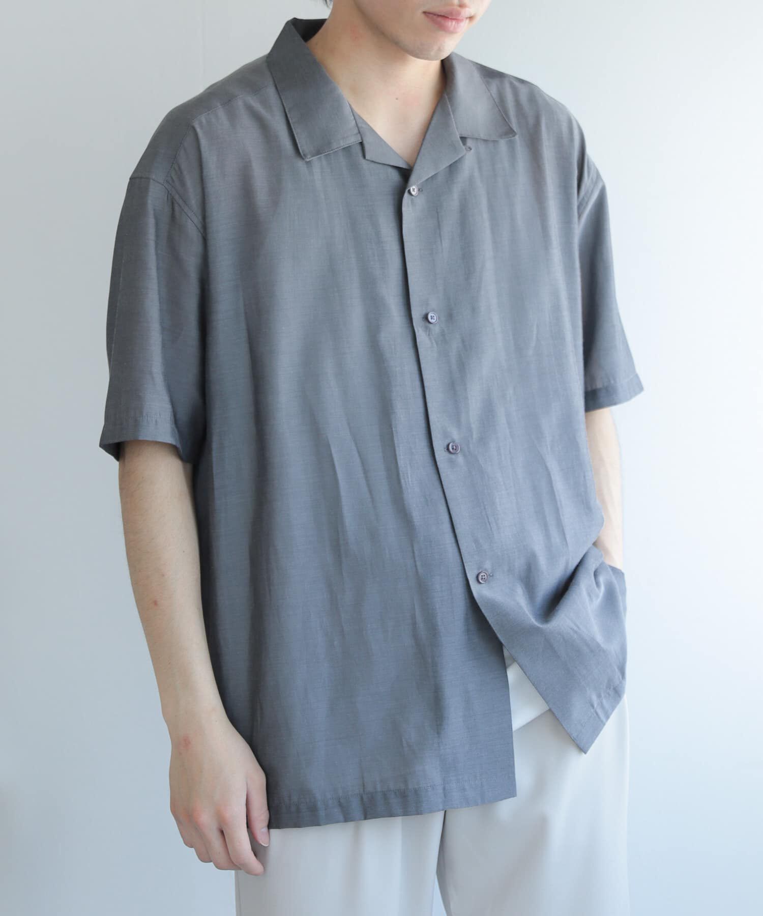 SENSE OF PLACE by URBAN RESEARCH「シアーシャンブレーオープンカラーシャツ」|シャツ・ブラウス|