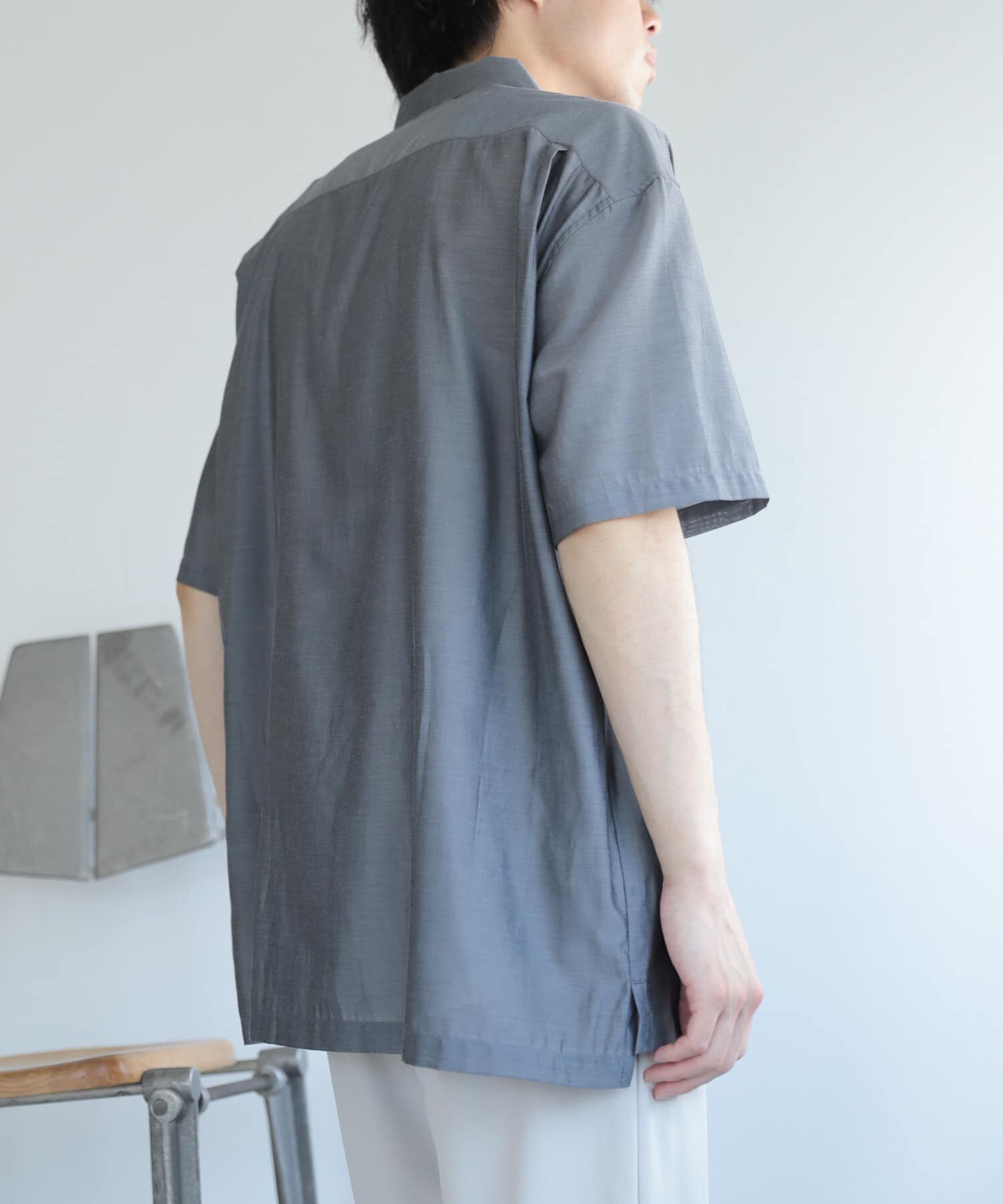 SENSE OF PLACE by URBAN RESEARCH「シアーシャンブレーオープンカラーシャツ」|シャツ・ブラウス|