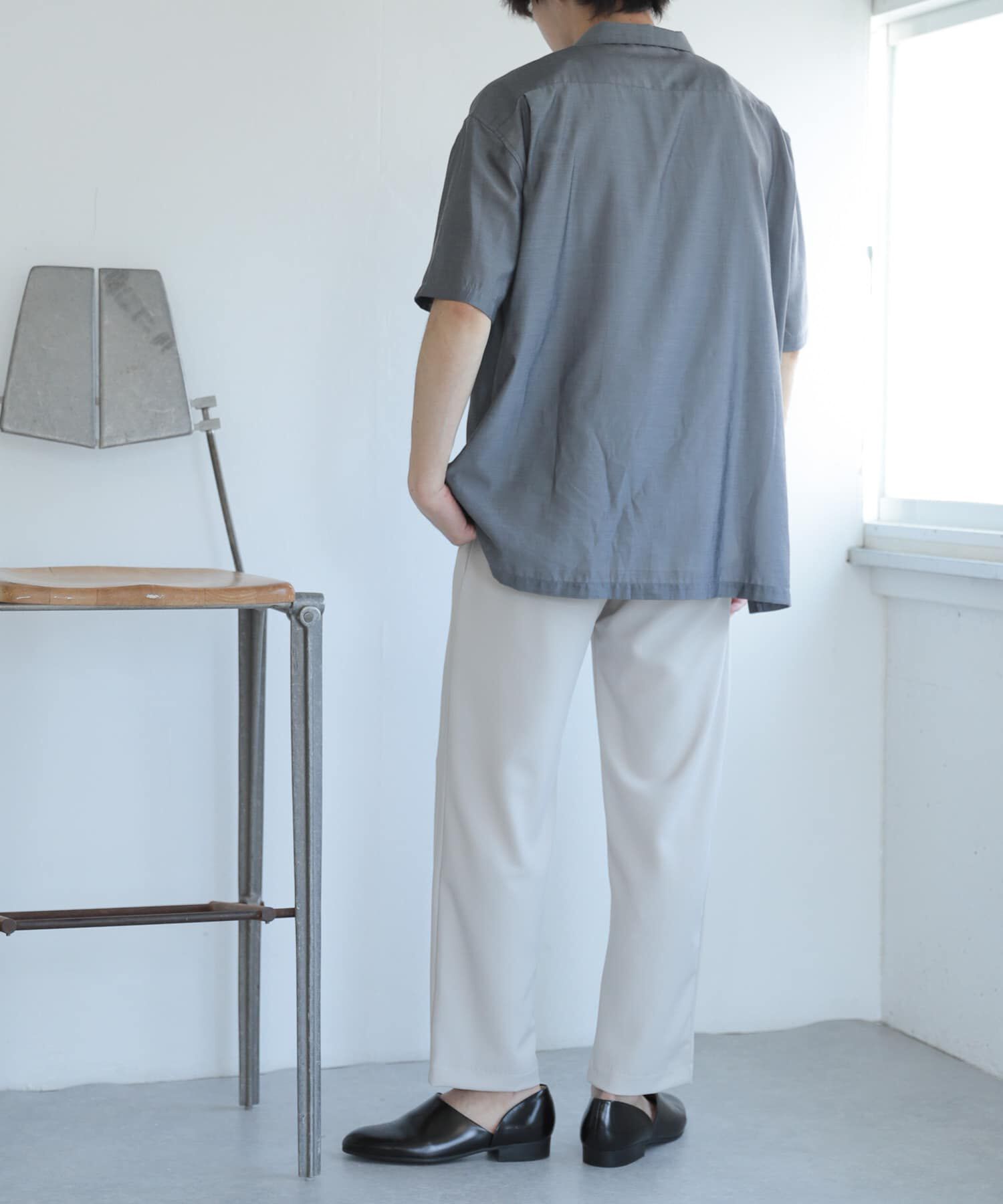 SENSE OF PLACE by URBAN RESEARCH「シアーシャンブレーオープンカラーシャツ」|シャツ・ブラウス|