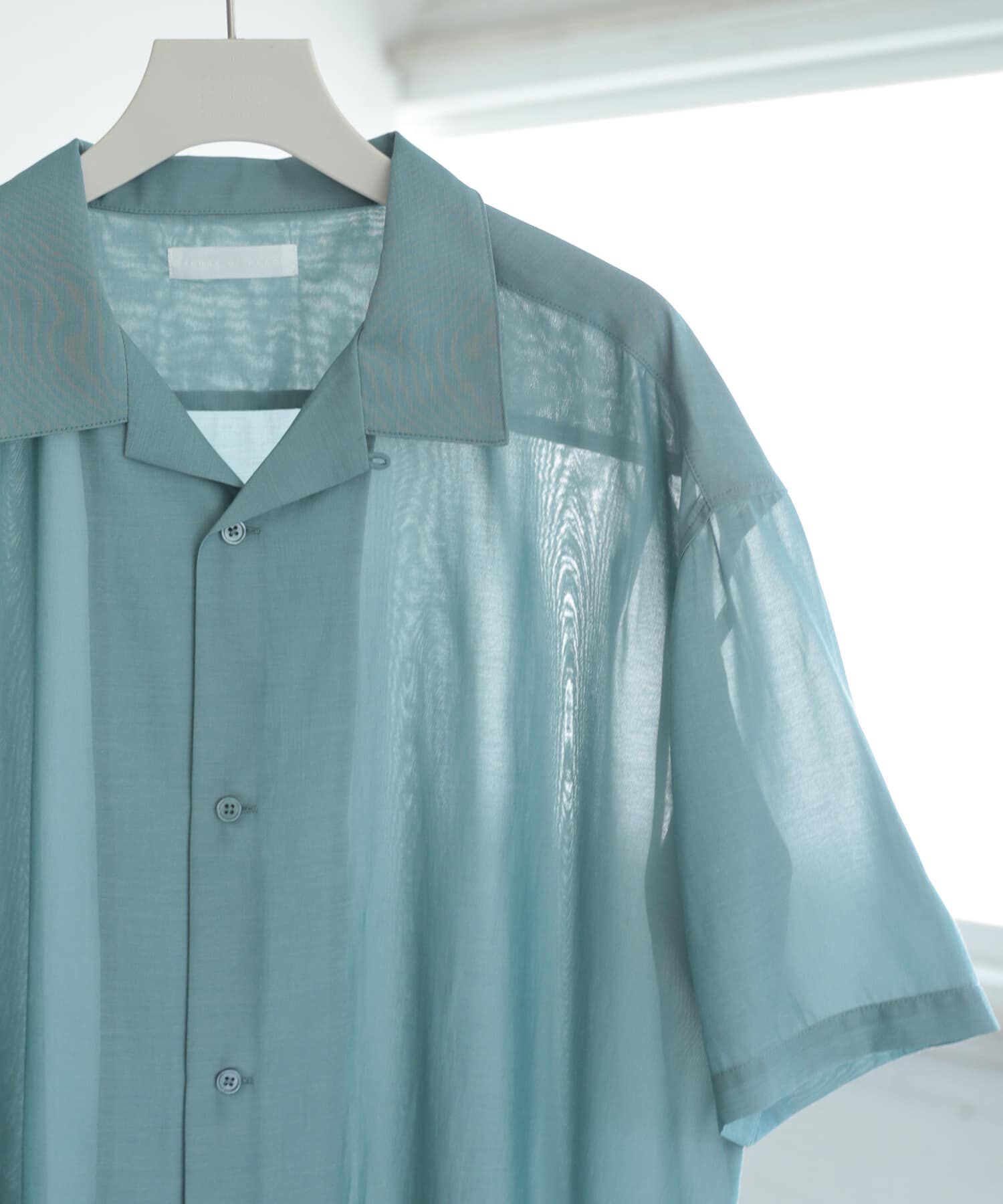 SENSE OF PLACE by URBAN RESEARCH「シアーシャンブレーオープンカラーシャツ」|シャツ・ブラウス|