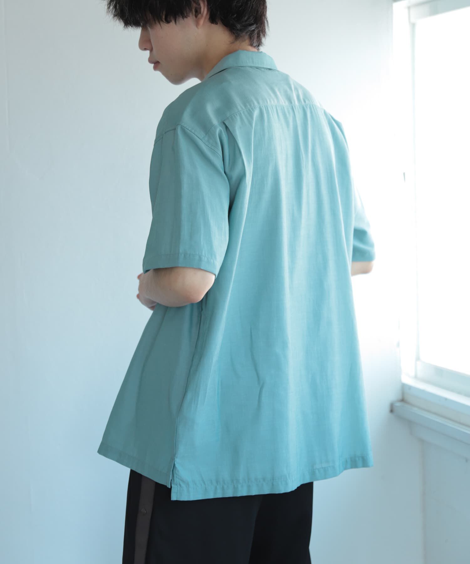 SENSE OF PLACE by URBAN RESEARCH「シアーシャンブレーオープンカラーシャツ」|シャツ・ブラウス|