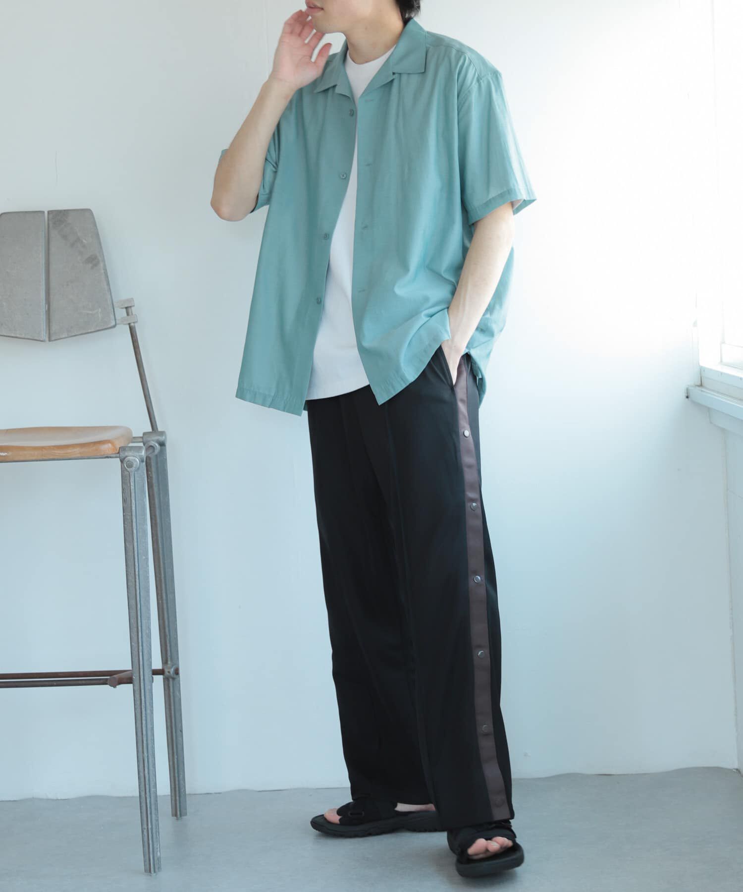 SENSE OF PLACE by URBAN RESEARCH「シアーシャンブレーオープンカラーシャツ」|シャツ・ブラウス|