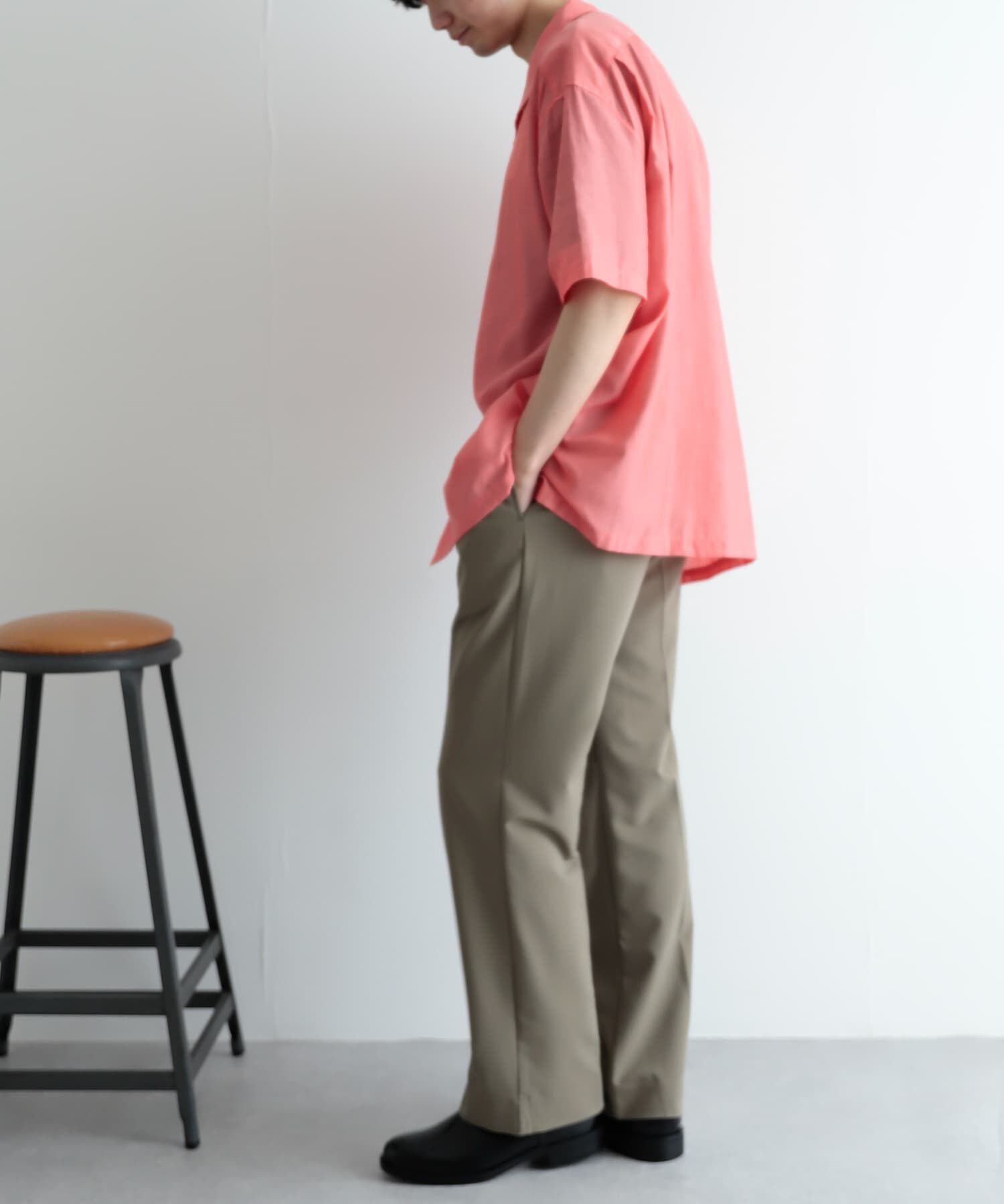 SENSE OF PLACE by URBAN RESEARCH「シアーシャンブレーオープンカラーシャツ」|シャツ・ブラウス|