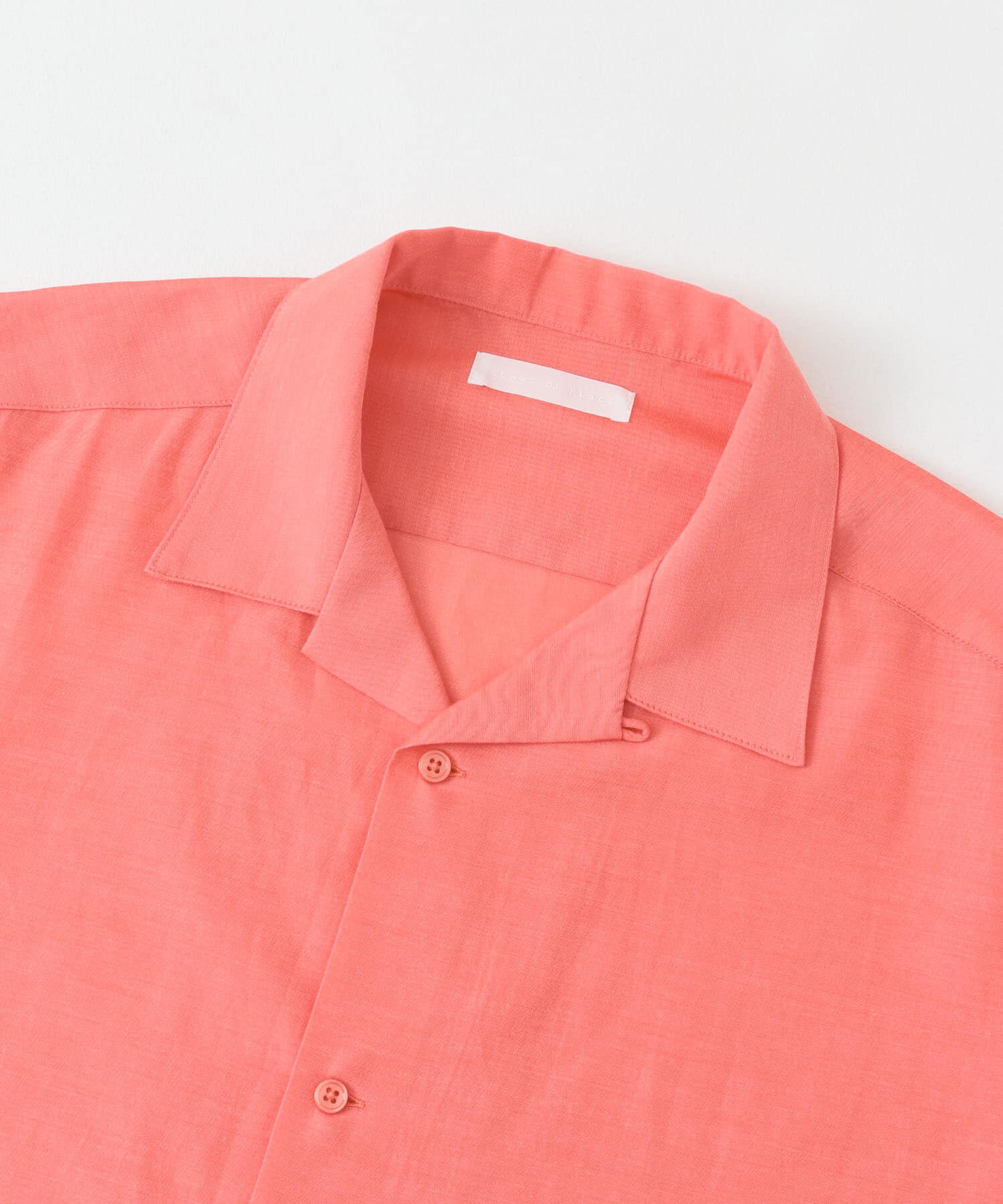 SENSE OF PLACE by URBAN RESEARCH「シアーシャンブレーオープンカラーシャツ」|シャツ・ブラウス|