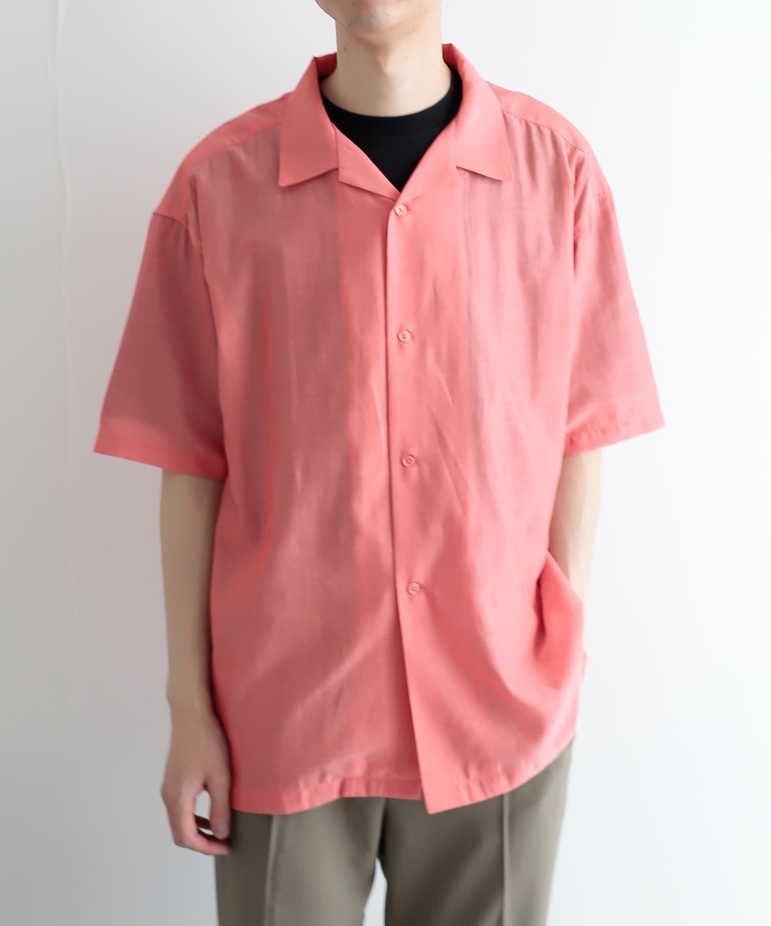 SENSE OF PLACE by URBAN RESEARCH「シアーシャンブレーオープンカラーシャツ」|シャツ・ブラウス|