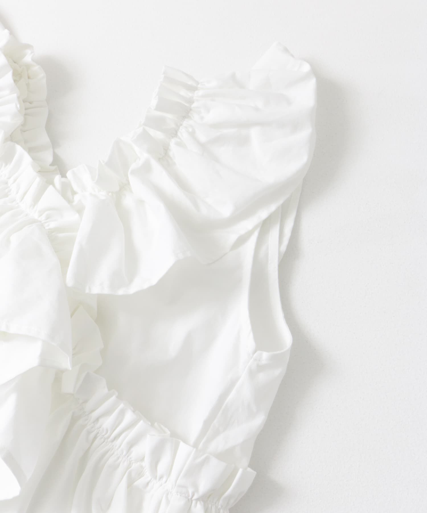 SENSE OF PLACE by URBAN RESEARCH「2WAYフリルノースリーブブラウス」|シャツ・ブラウス|