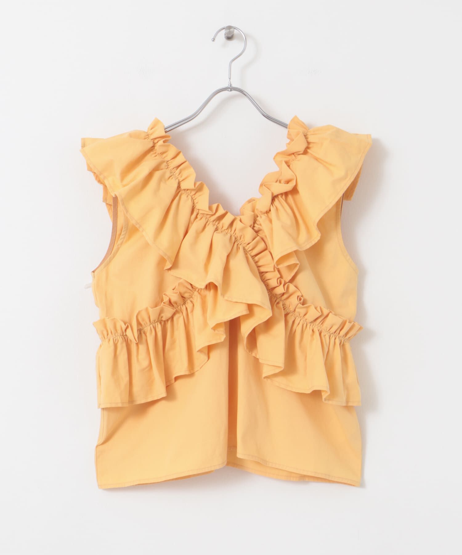 SENSE OF PLACE by URBAN RESEARCH「2WAYフリルノースリーブブラウス」|シャツ・ブラウス|