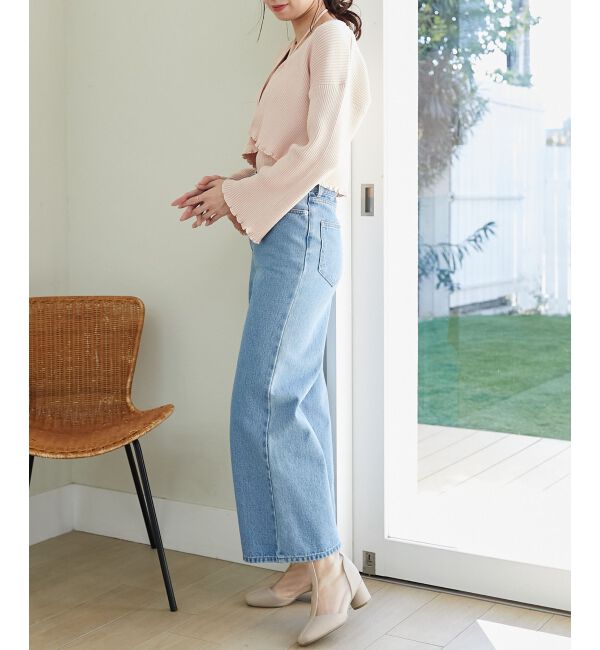 MAJESTICLEGON「キャミsetプレートニットカーデ」|ニット・セーター|