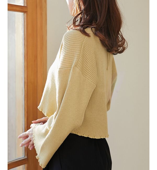 MAJESTICLEGON「キャミsetプレートニットカーデ」|ニット・セーター|