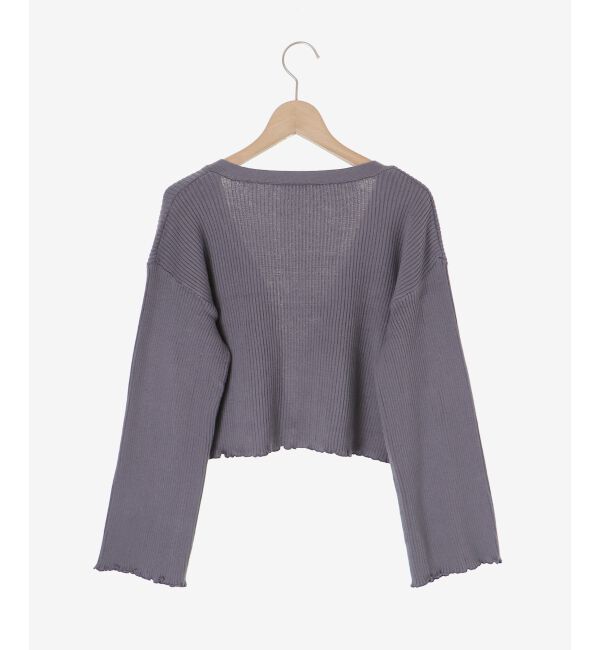 MAJESTICLEGON「キャミsetプレートニットカーデ」|ニット・セーター|