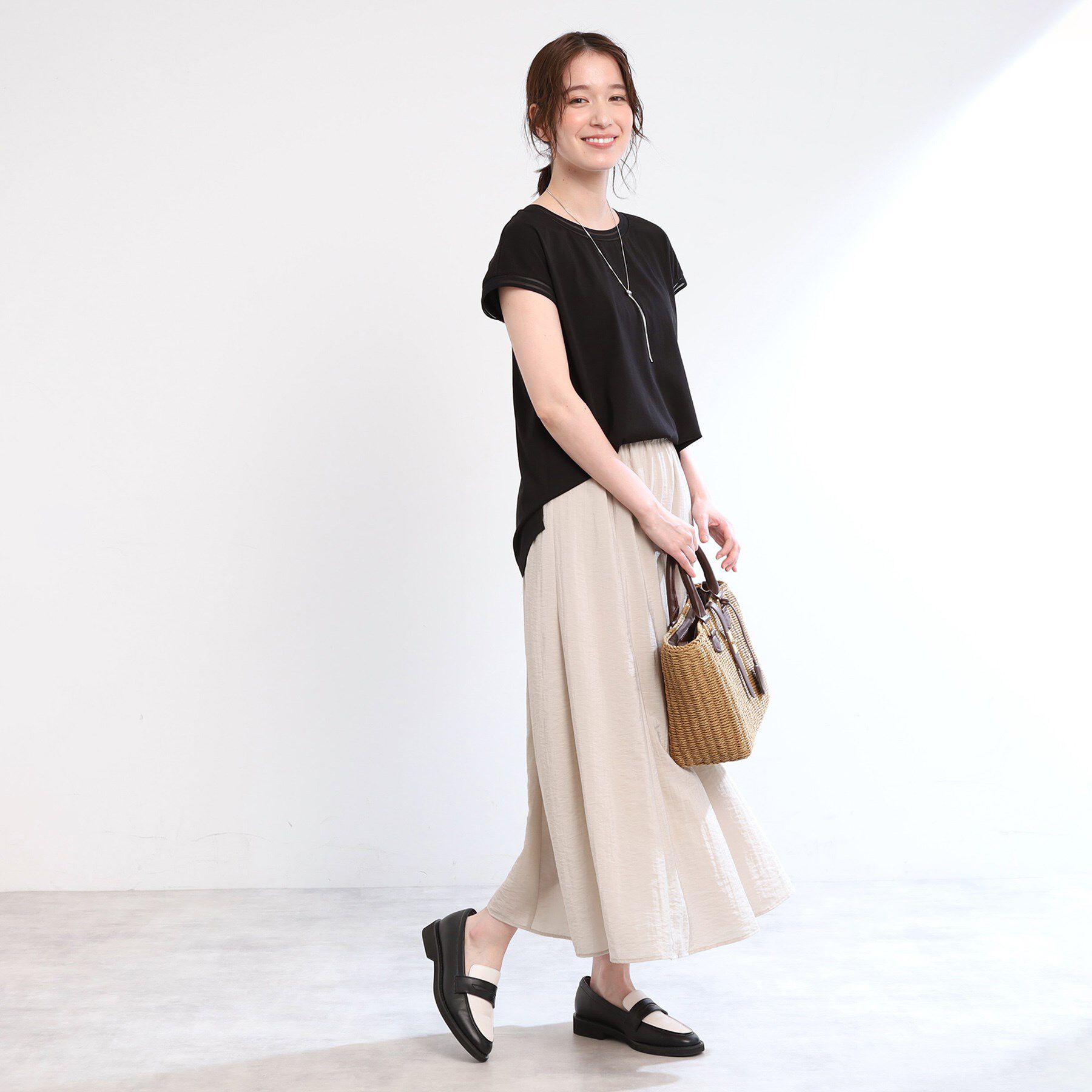 Reflect「【夏SALE／E‐QUALITY／手洗い可】シアースカート」|スカート|