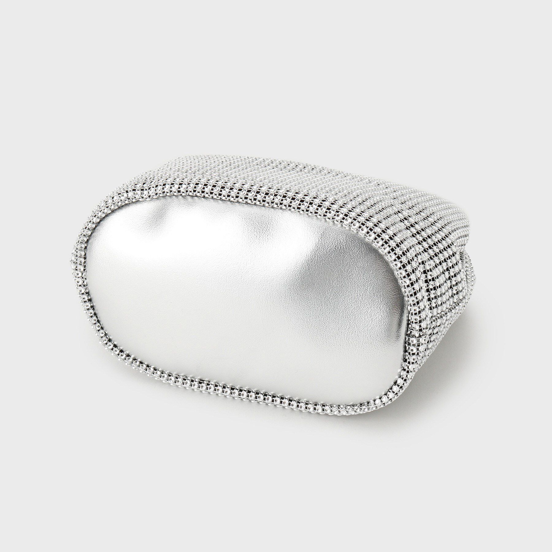 OPAQUE.CLIP「ラインストーン調シャイニー巾着ミニショルダーバッグ【2WAY】」|ショルダー・メッセンジャー|