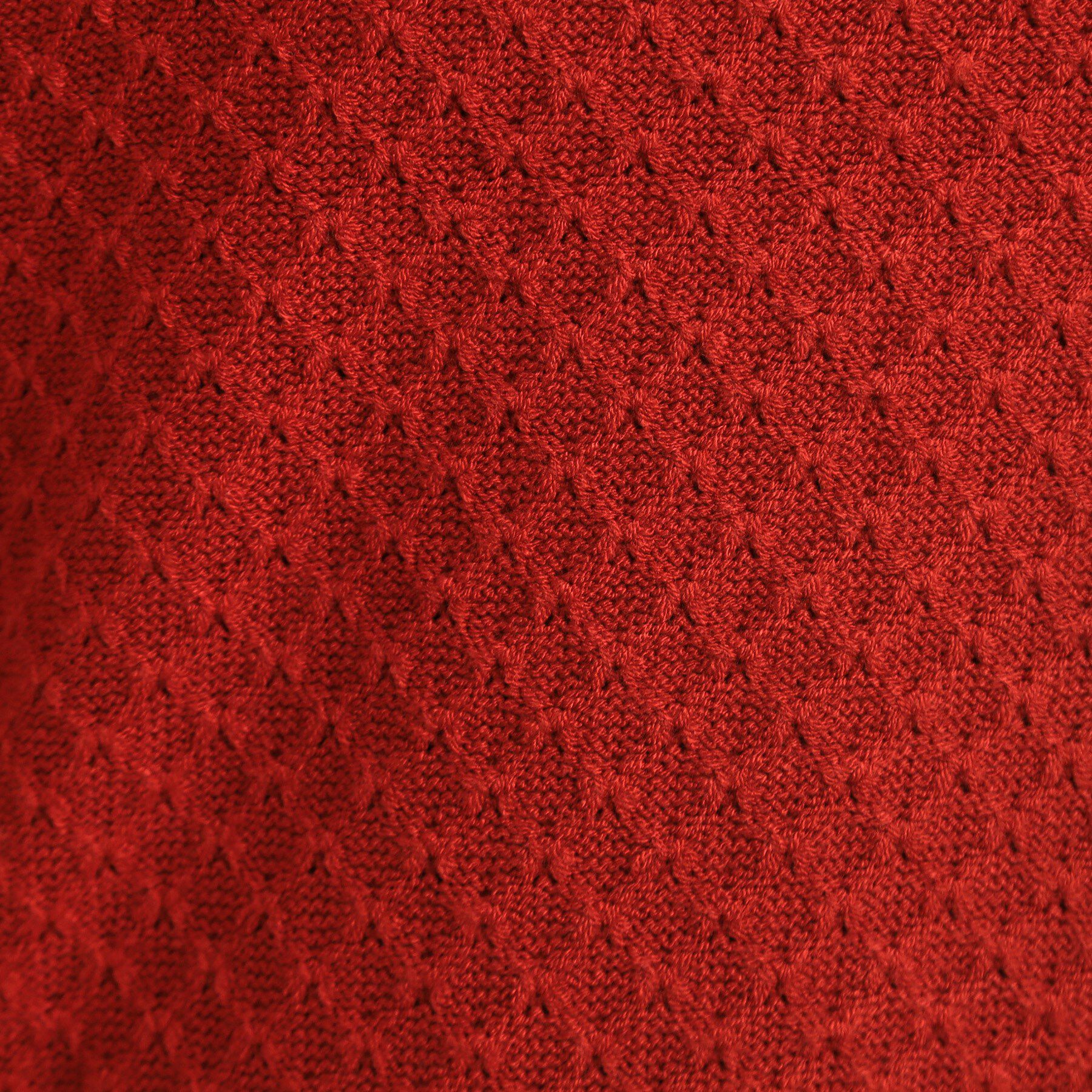 SHOO･LA･RUE「【洗濯機可/毛玉レス】配色がアクセント ダイヤ柄ゆるニット」|ニット・セーター|