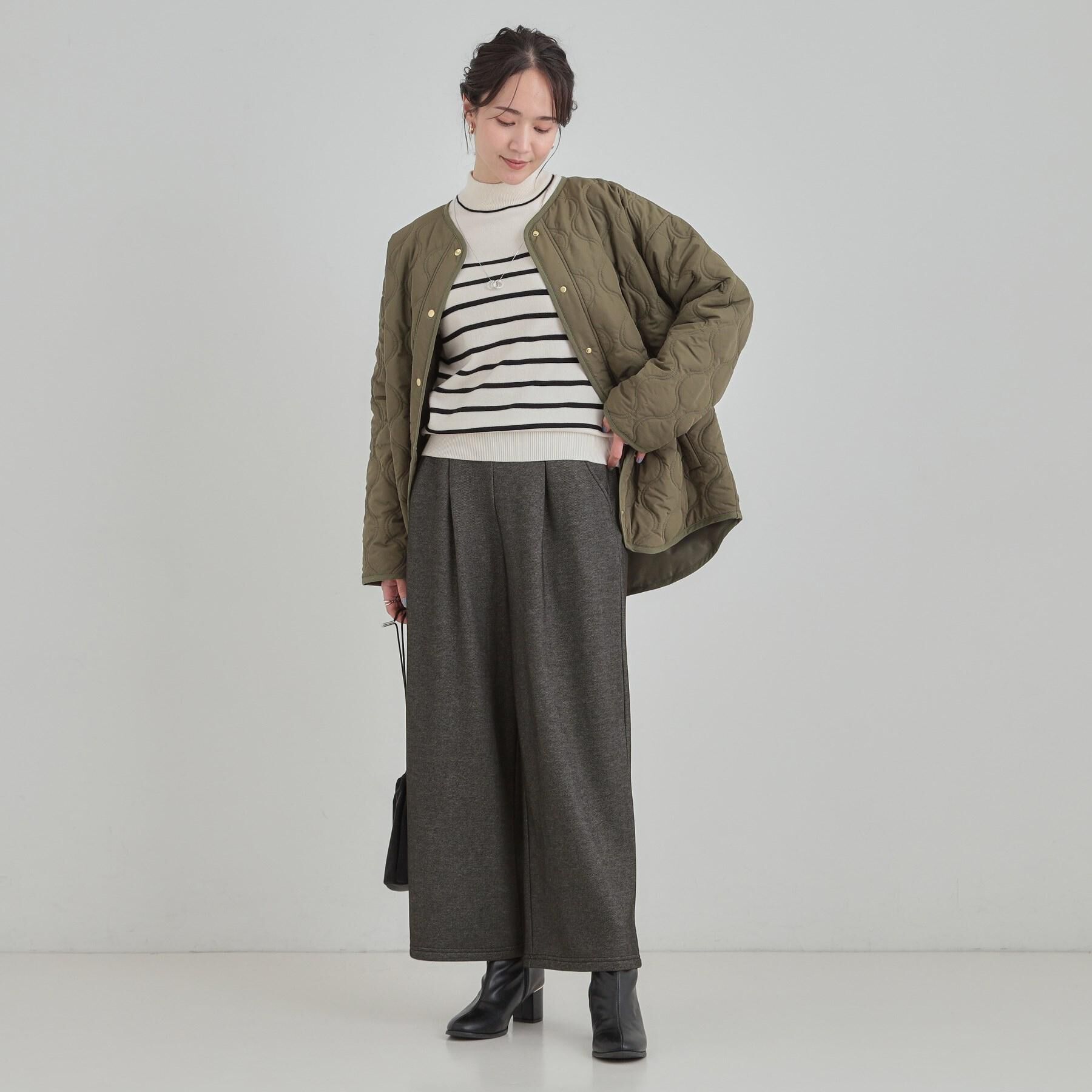 SHOO･LA･RUE「【洗濯機可/吸湿発熱】もちもちでチクチクしにくいハイネックニット」|ニット・セーター|