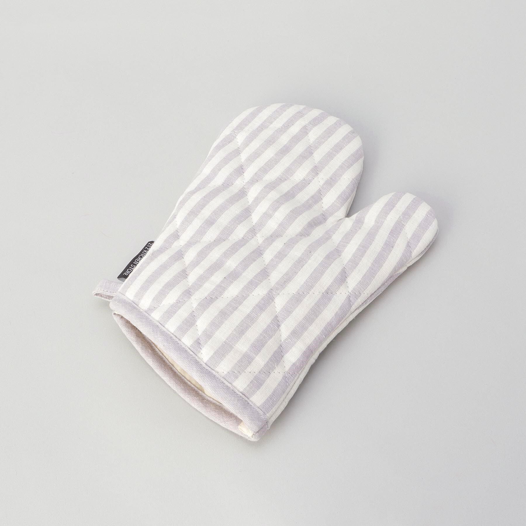 212 KITCHEN STORE「ブロックストライプ リネンコットン ミトン LPU ＜212Kオリジナル ＞」|食器・キッチングッズ|