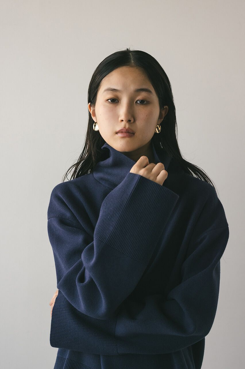 STYLEMIXER「フロントボタンスウェットニット」|ニット・セーター|