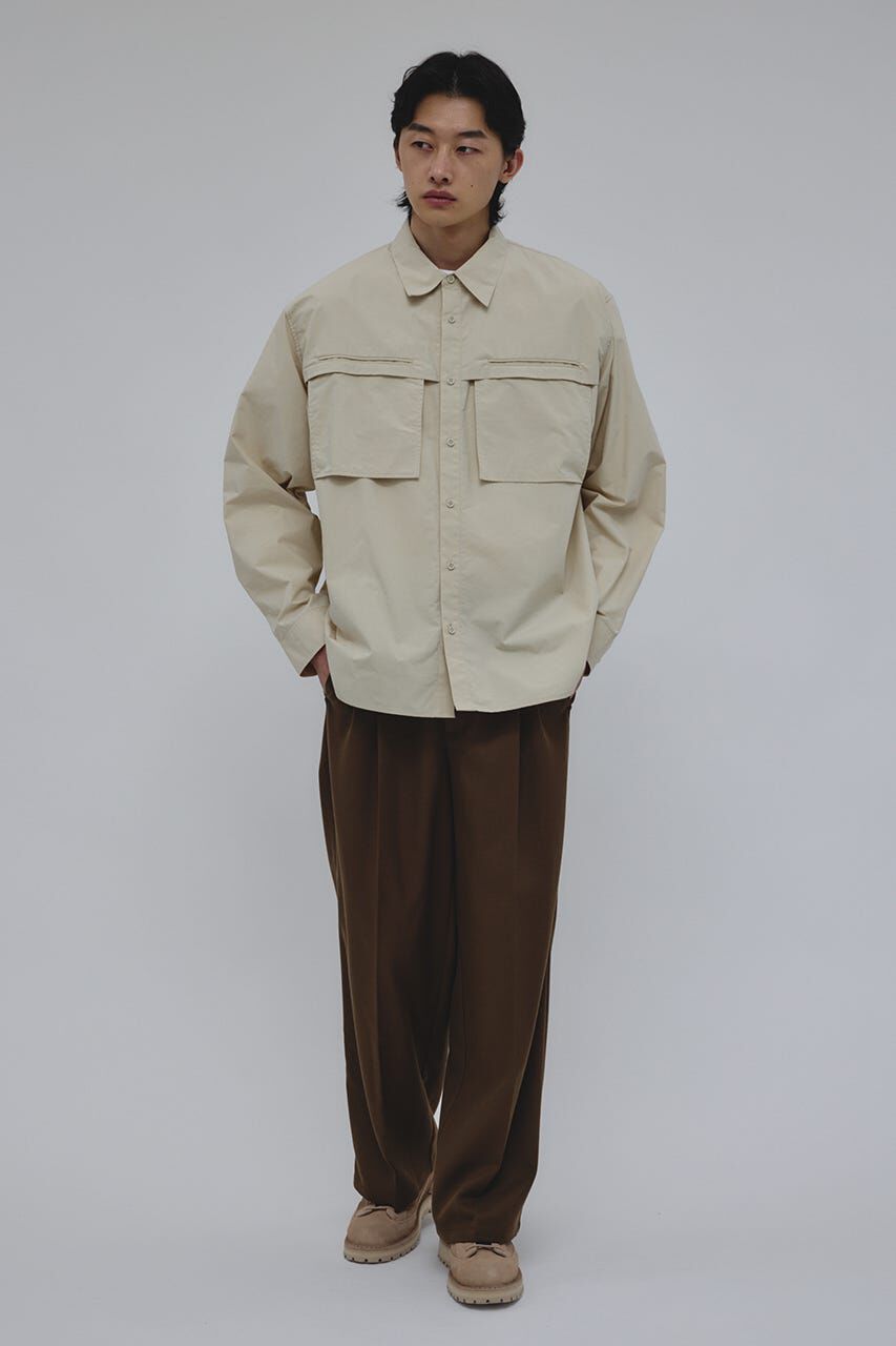 STYLEMIXER「フラップポケットシャツ」|シャツ・ブラウス|L/BEG1