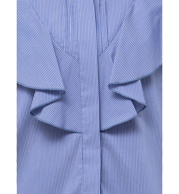 LAGUNAMOON「フリルピンタックノースリーブブラウス」|シャツ・ブラウス|