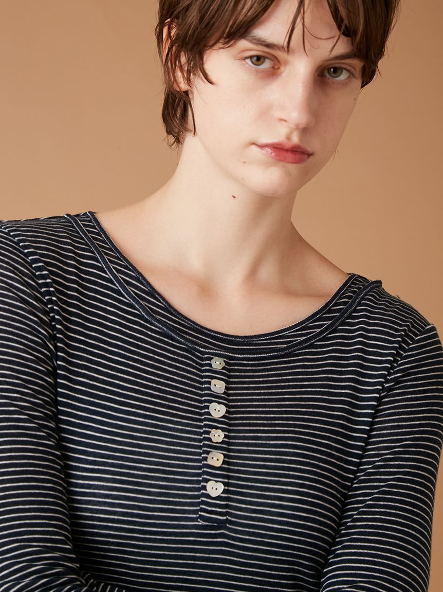 FURFUR「裾フリルジャージートップス」|Tシャツ・カットソー|