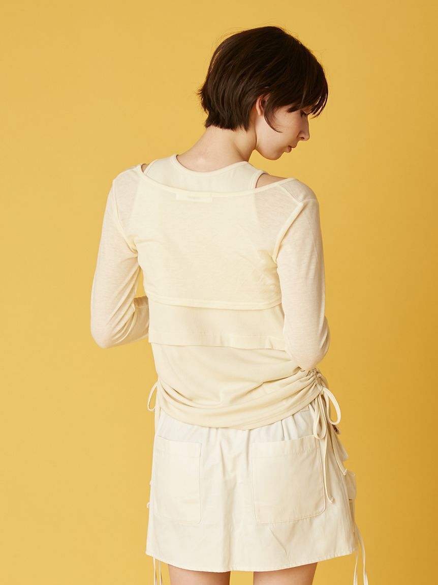 FURFUR「カットソーレイヤードプルオーバー」|Tシャツ・カットソー|