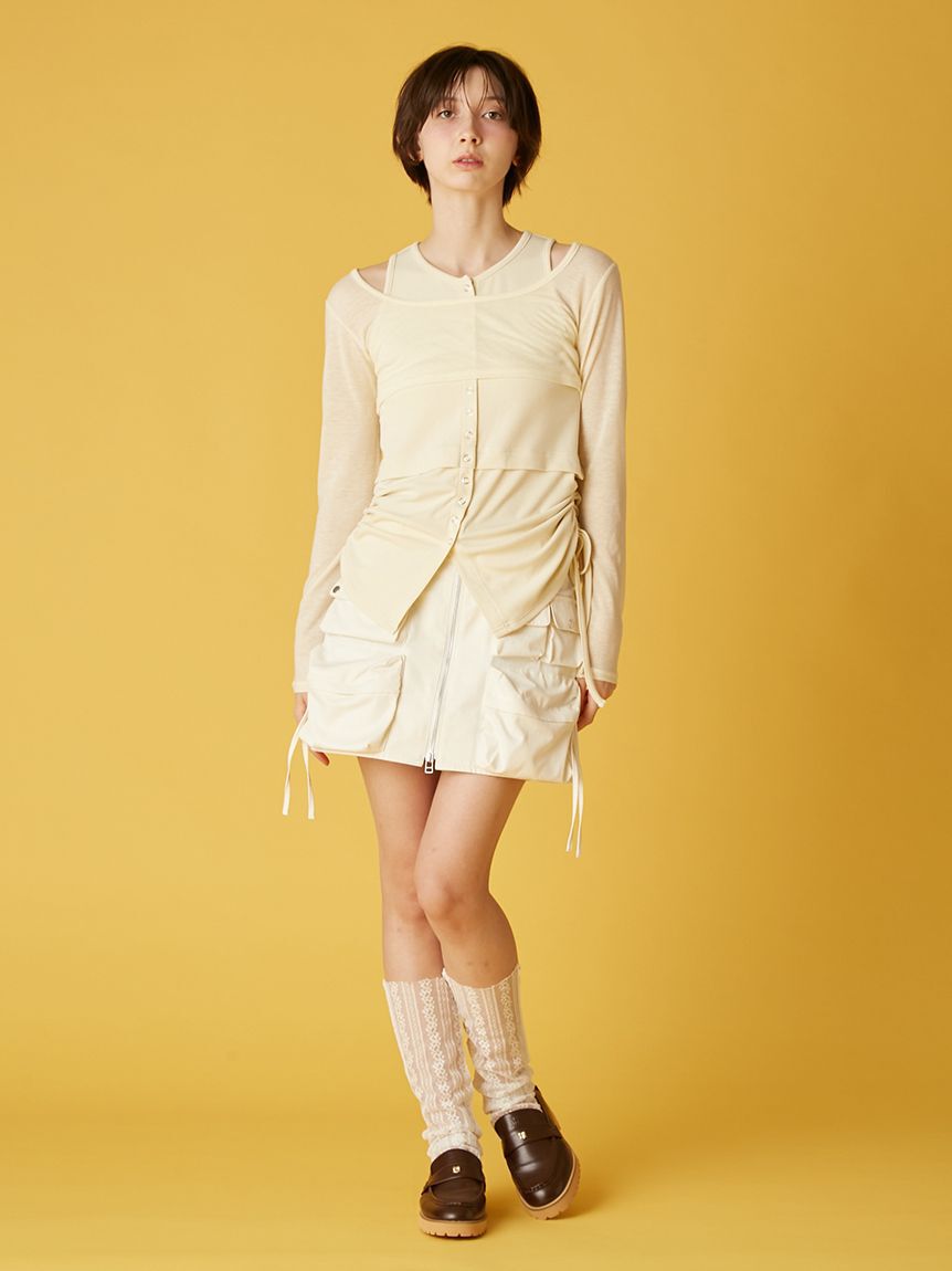 FURFUR「カットソーレイヤードプルオーバー」|Tシャツ・カットソー|