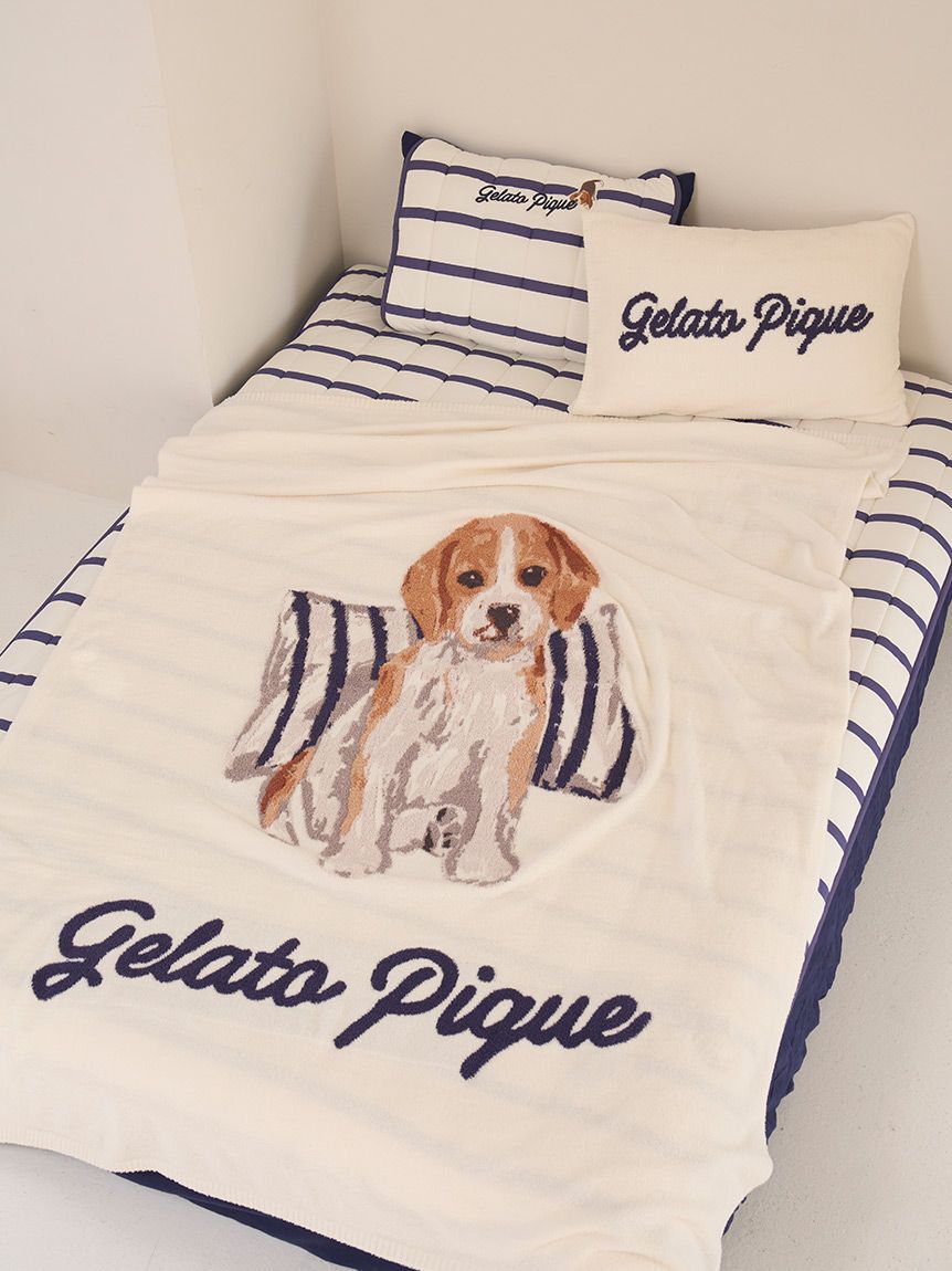 gelato pique Sleep「【Sleep】【UNISEX】エアリーモコプレイフルDOGジャガードマルチカバー」|その他|