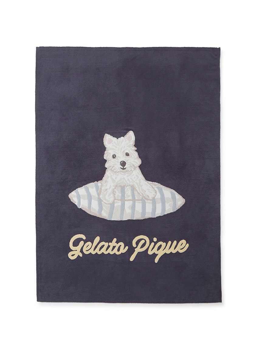 gelato pique Sleep「【Sleep】【UNISEX】エアリーモコプレイフルDOGジャガードマルチカバー」|その他|