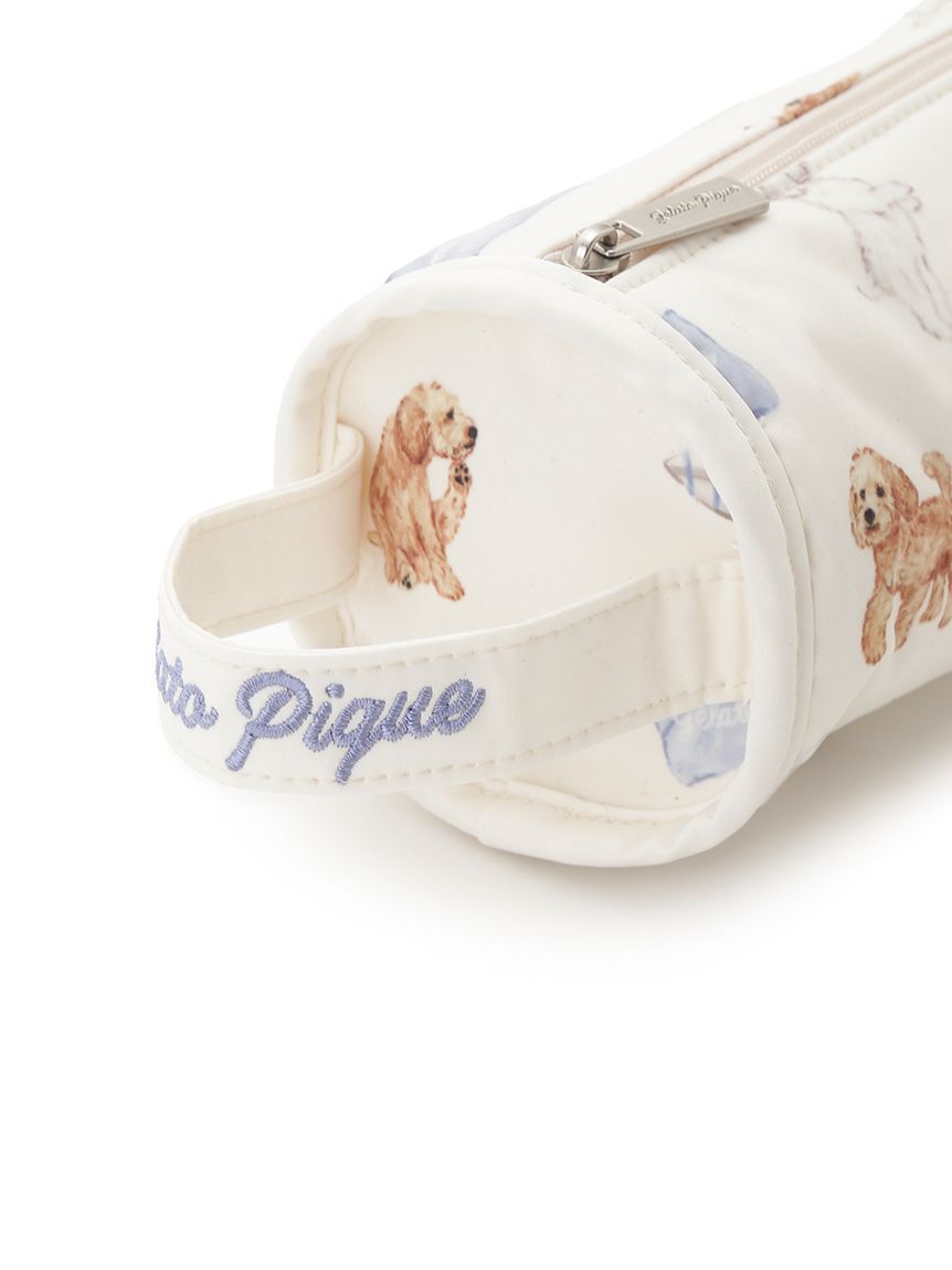 gelato pique「プレイフルDOG総柄ハンドル付きポーチ」|ポーチ|