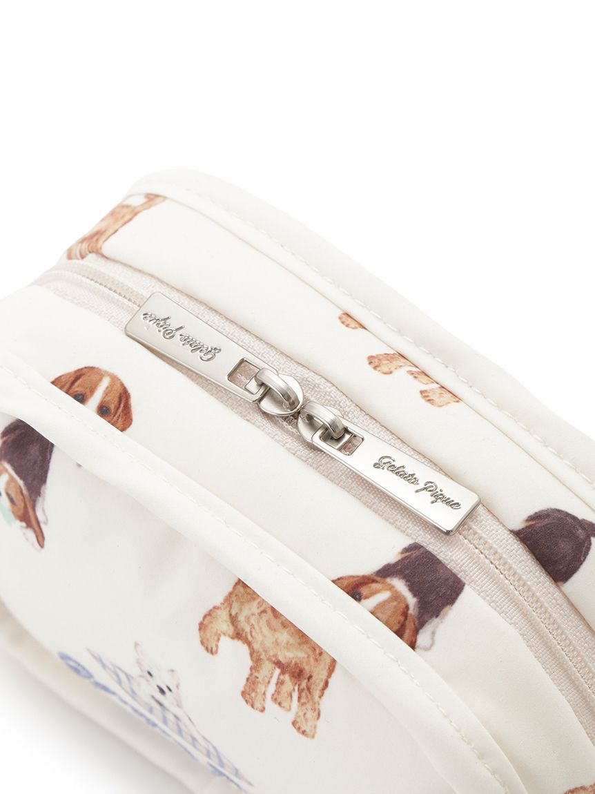 gelato pique「プレイフルDOG総柄ティッシュポーチ」|ポーチ|