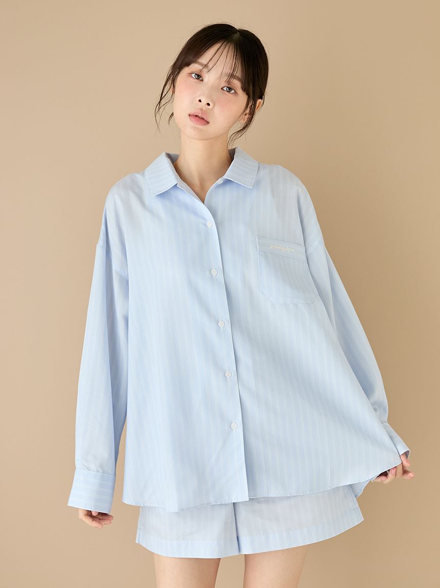 gelato pique「ストライプショートパンツ」|ルームウェア|