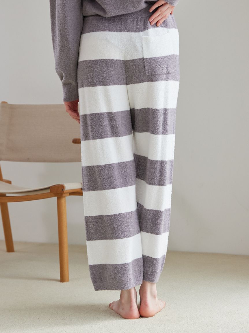 gelato pique「スムーズィー2ボーダーロングパンツ」|ルームウェア|