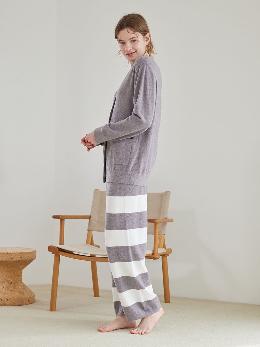 gelato pique「スムーズィー2ボーダーロングパンツ」|ルームウェア|