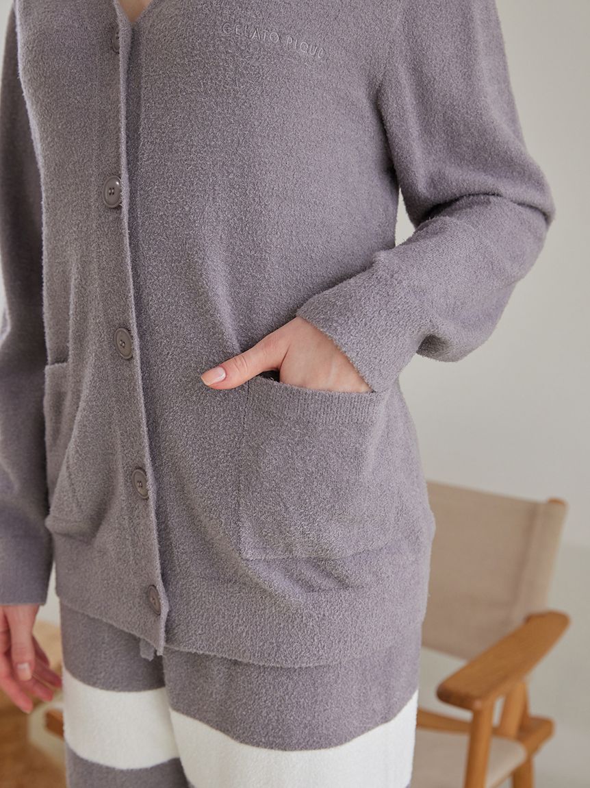 gelato pique「スムーズィーカーディガン」|ルームウェア|