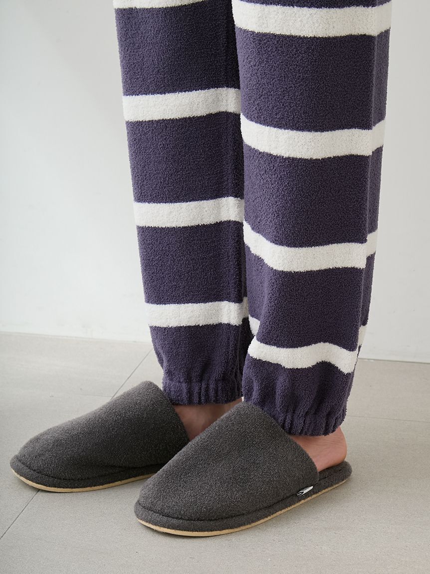 gelato pique「【ONLINE限定】【UNISEX】エアリーモコプレイフルDOGジャガードプルオーバー&ボーダーロングパンツセット」|ルームウェア|