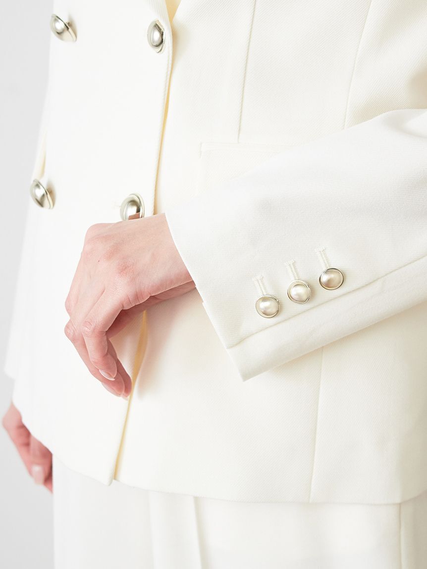 SNIDEL「Sustainableダブルブレストジャケット」|テーラードジャケット|