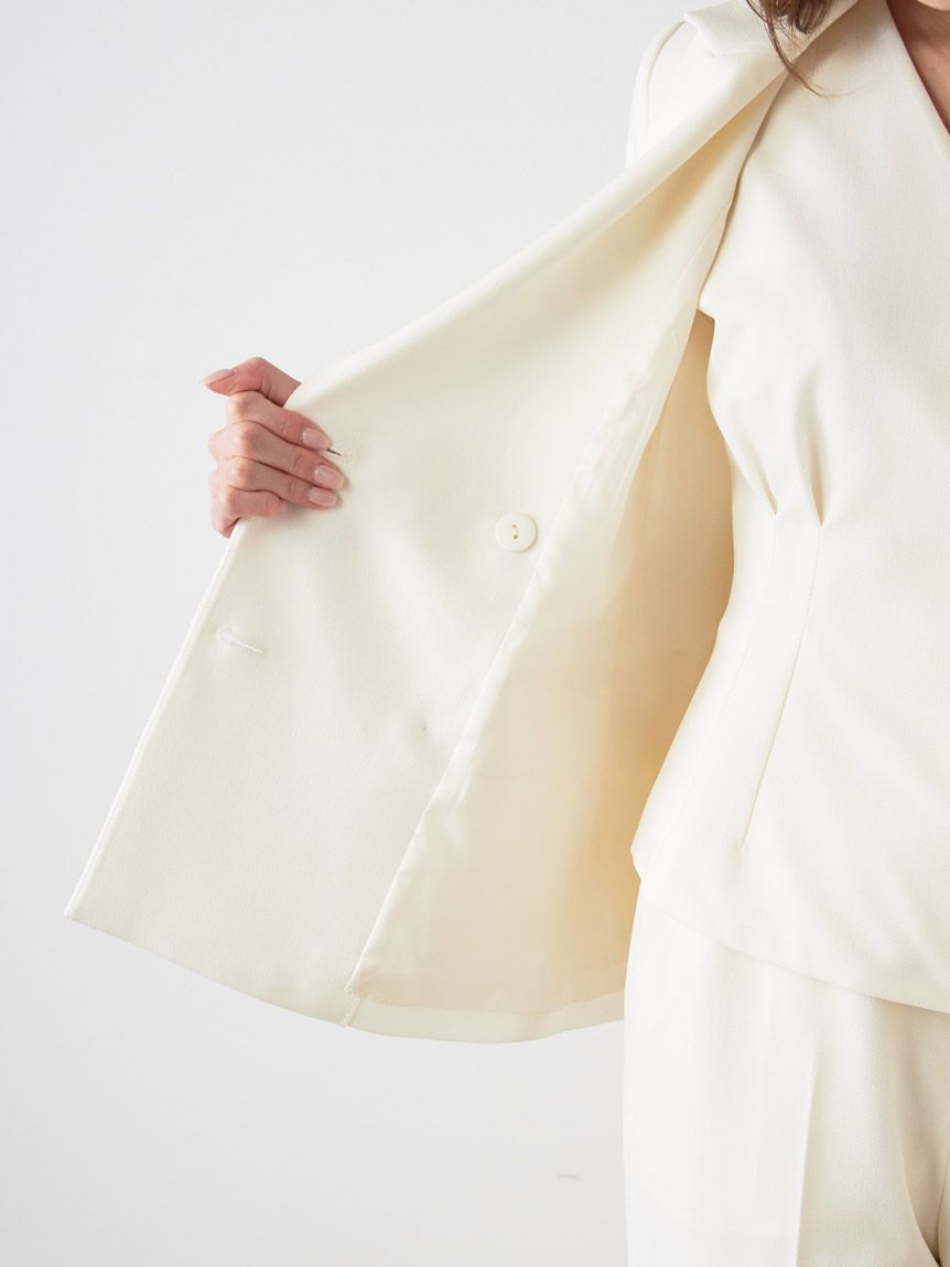 SNIDEL「Sustainableダブルブレストジャケット」|テーラードジャケット|