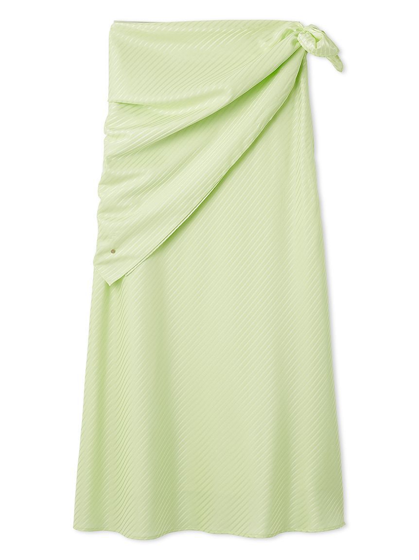 FRAY I.D「スカーフセットサテンナロースカート」|スカート|