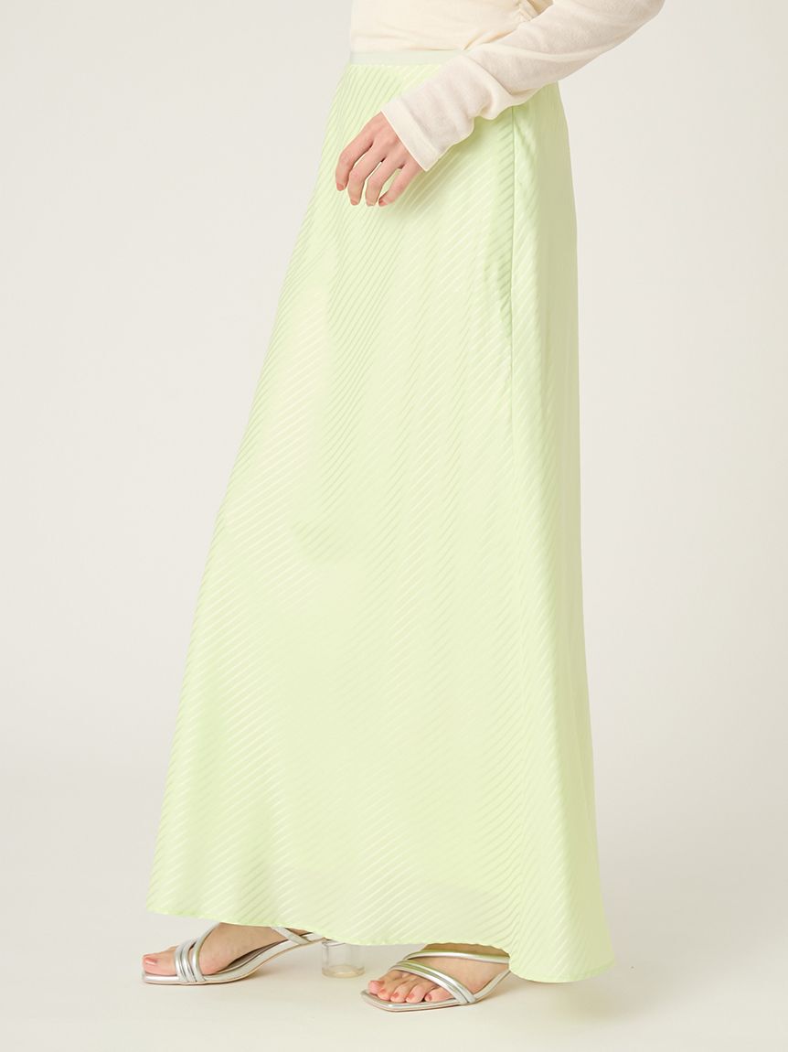 FRAY I.D「スカーフセットサテンナロースカート」|スカート|