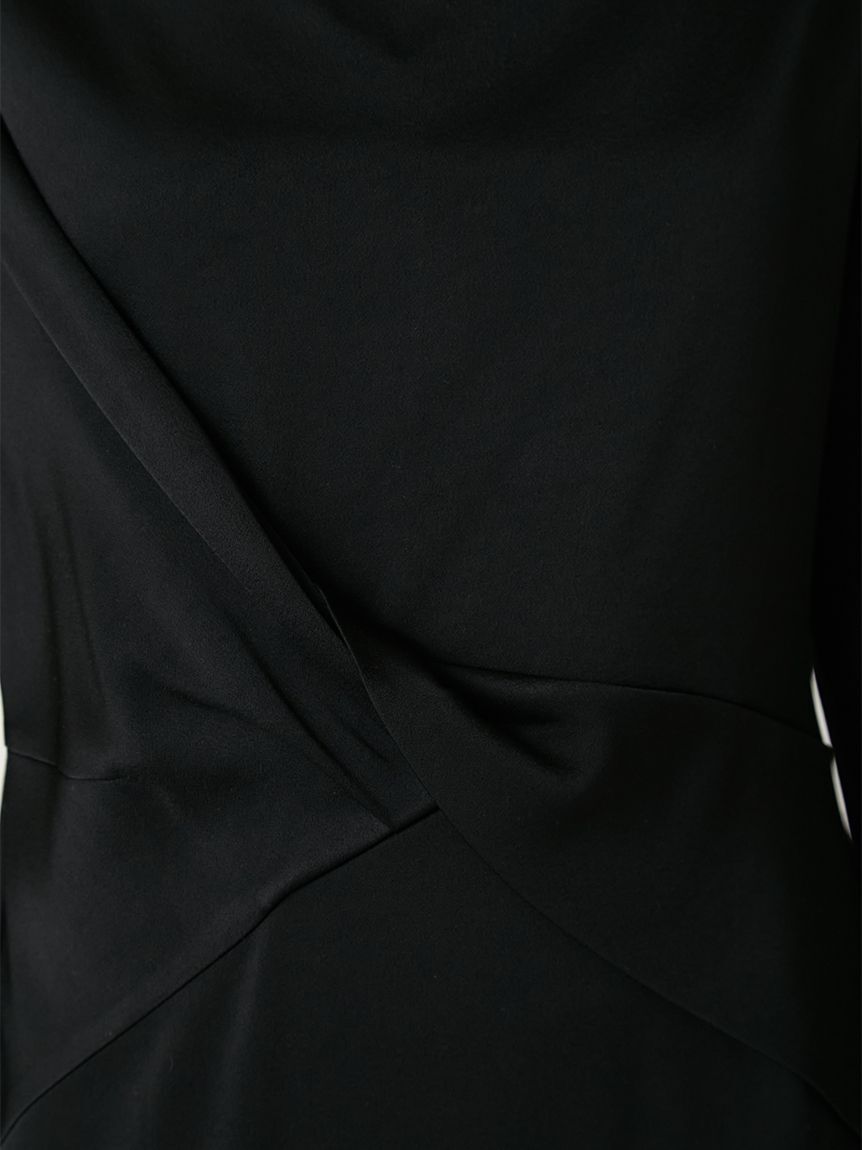 FRAY I.D「ドレープネックフロントノットドレス」|ドレス|