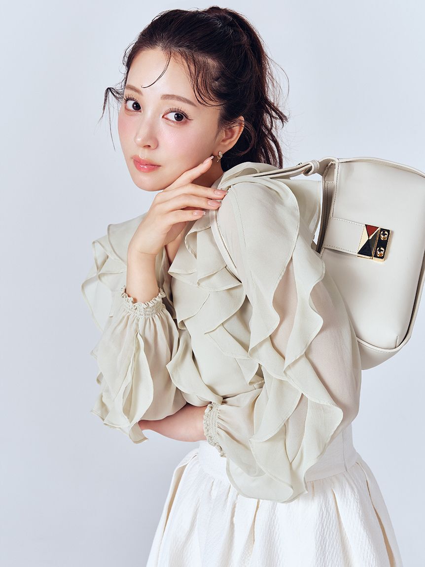 CELFORD「【洗える】ラッフルフリルブラウス」|シャツ・ブラウス|