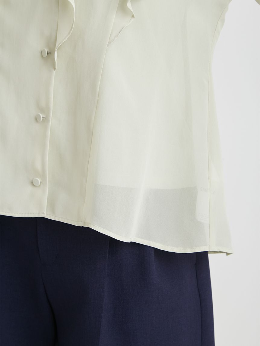 CELFORD「【洗える】ラッフルフリルブラウス」|シャツ・ブラウス|