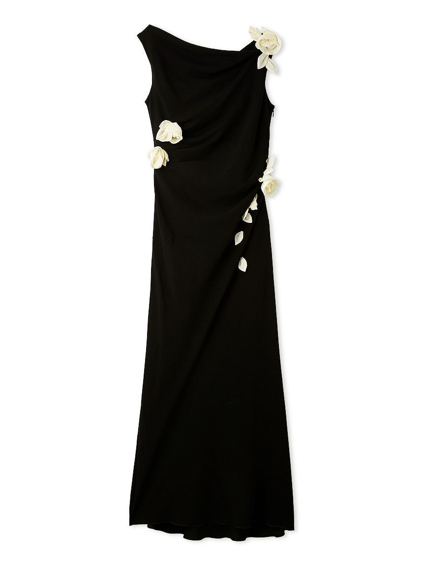 CELFORD「フローラルドレープマキシドレス」|ドレス|