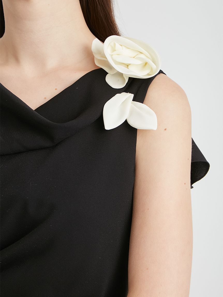 CELFORD「フローラルドレープマキシドレス」|ドレス|