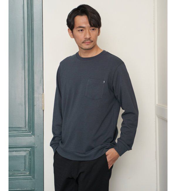 ikka「DRYダンボールWフェイストレロンT」|Tシャツ・カットソー|