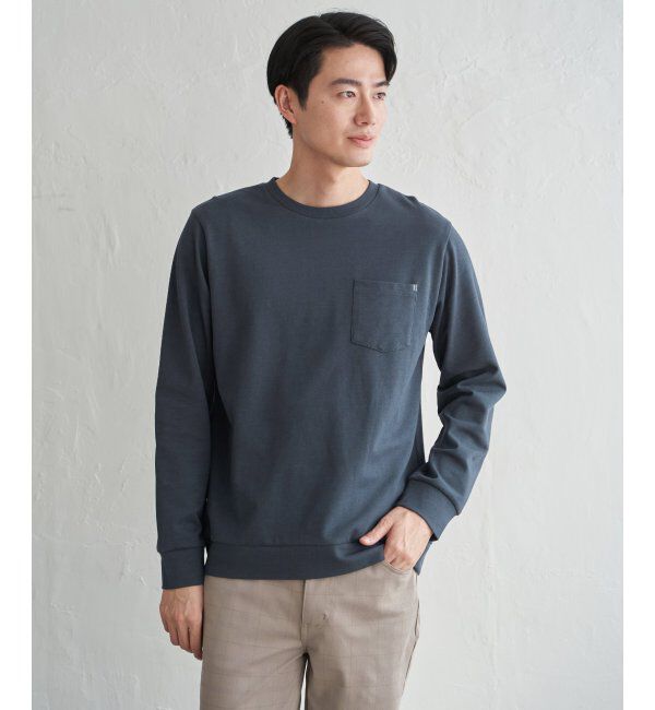 ikka「DRYダンボールWフェイストレロンT」|Tシャツ・カットソー|