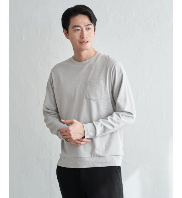 ikka「DRYダンボールWフェイストレロンT」|Tシャツ・カットソー|